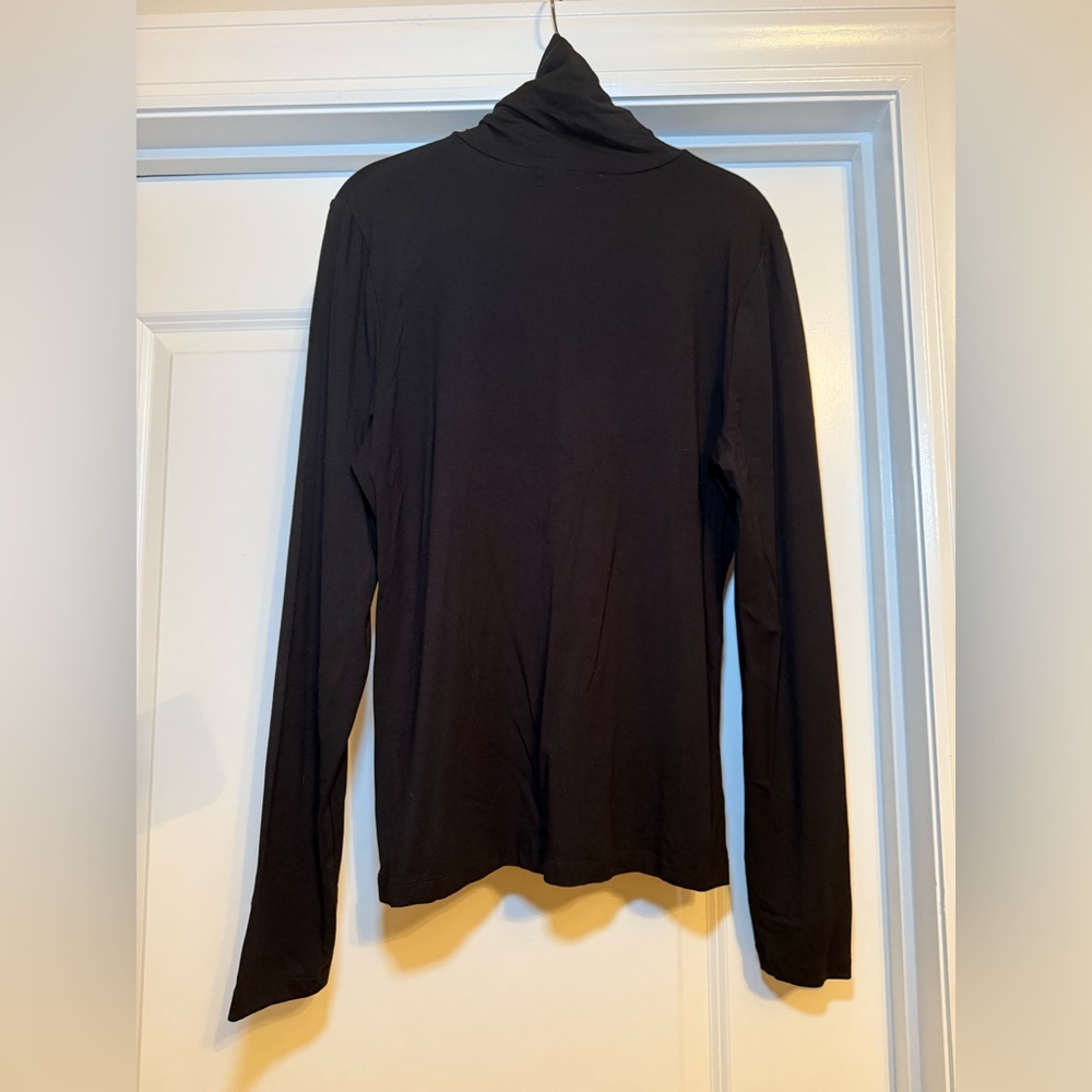 BRAND NEW Black Turtleneck Sweater by Banana Republic Long Sleeves Women’s Sz L - Picture 4 of 4
